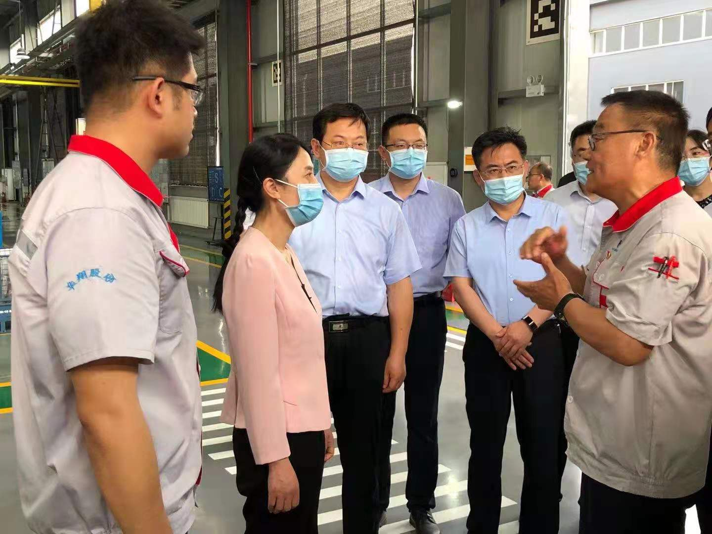 省委常委、組織部部長陳安麗蒞臨我司調研企業(yè)黨建及運行情況